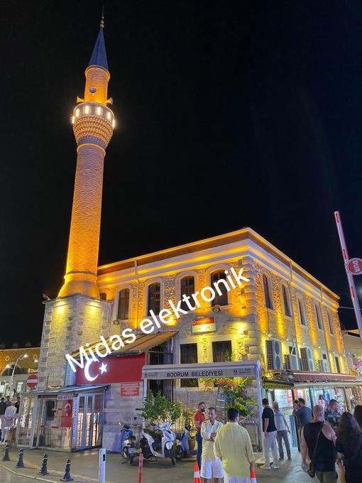 bodrum camii aydinlatma