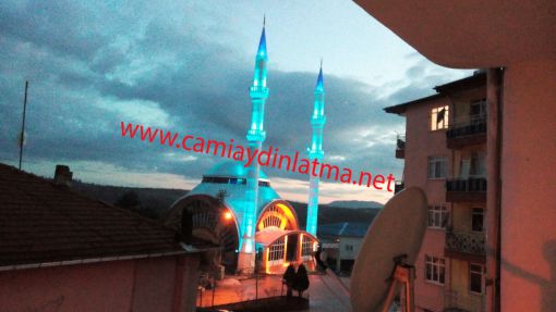  kutahya simav kuşu çarşı camii led aydınlatma