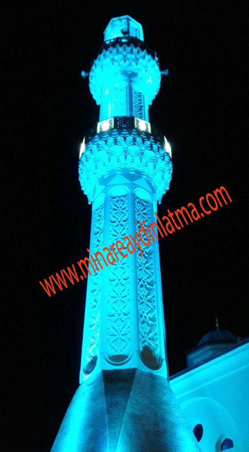  turkuaz led minare aydınlatma midas elektronik