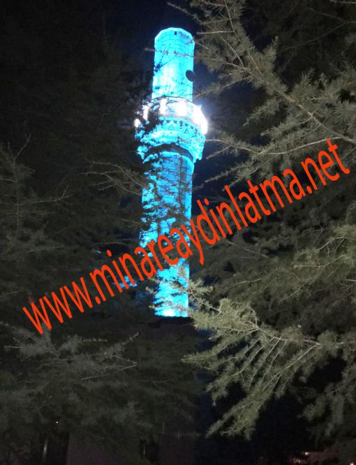  turkauz minare aydınlatması