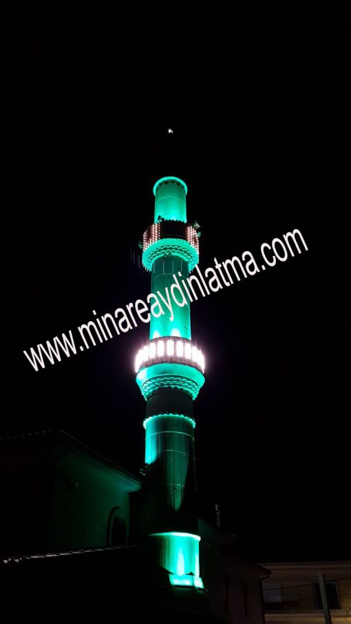  yeşil led minare